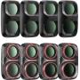 Freewell Osmo Pocket 4p Filters - All DAY-8pack - Black