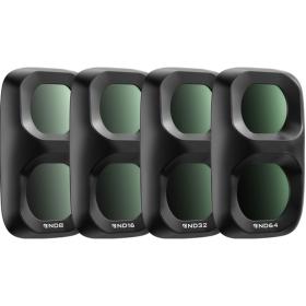 Freewell Osmo Pocket 4p Filters - Standard Day - 4pack - Black