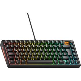 Glorious GMBK 75% Customizable RGB-Keyboard - Us Qwerry - Black