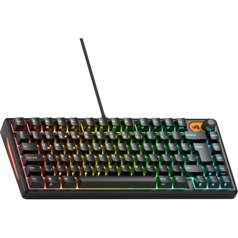 Glorious GMBK 75% Customizable RGB-Keyboard - Us Qwerry - Black