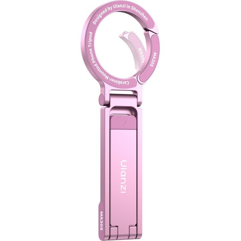 Ulanzi MA30S Telefoonstandaard w/ Karabijn Extra Dun - Pink