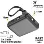 Powerbank 10000mAh Muvit For Change MCCHP0014/ 35W/ Negra