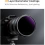 K&amp;F Concept Solar Filter ND1000000 Filter Nano X 58mm