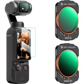 K&amp;F Concept ND2-32 + ND32-512 Filter For DJI Osmo Pocket 3