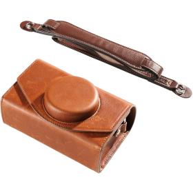 SmallRig 5986 Leather Storage Bag For Fujifilm X-E5 / X100VI (Brown)