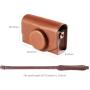 SmallRig 5986 Leather Storage Bag For Fujifilm X-E5 / X100VI (Brown)