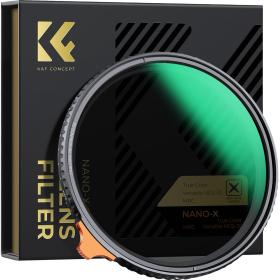 K&amp;F Concept True Colour Variabel ND2-32 Filter Nano X - 77mm