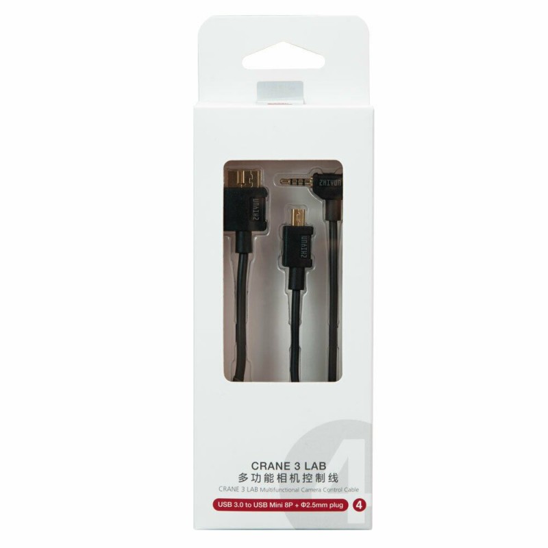 Zhiyun Cable de Control de Cámara USB a Mini USB 8 Pines | Ganga Electrónica