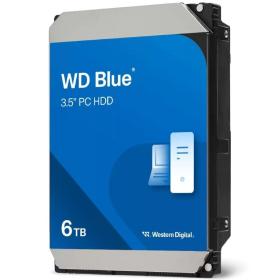 Disco Duro Western Digital WD Blue PC Desktop 6TB/ 3.5'/ SATA III/ 256MB