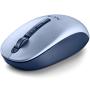 Ratón Ergonómico Inalámbrico NGS Fog Dual FOGDUALBLUE Silencioso/ Hasta 1600 DPI/ Azul