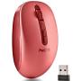 Ratón Ergonómico Inalámbrico NGS Fog Dual FOGDUALRED Silencioso/ Hasta 1600 DPI/ Rojo