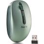 Ratón Ergonómico Inalámbrico NGS Fog Dual FOGDUALGREEN Silencioso/ Hasta 1600 DPI/ Verde