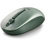 Ratón Ergonómico Inalámbrico NGS Fog Dual FOGDUALGREEN Silencioso/ Hasta 1600 DPI/ Verde