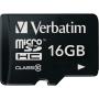 Verbatim MicroSDHC Memory Card Klasse 10 16 GB