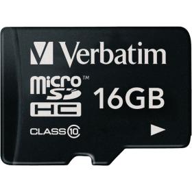 Verbatim MicroSDHC Memory Card Klasse 10 16 GB