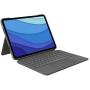 Logitech Combo Touch - Grey - Central (FR)