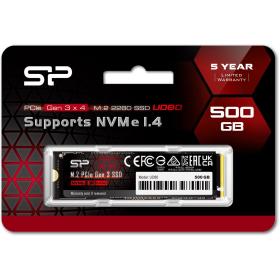 Silicon Power UD80 SSD 500GB M.2 PCI-E GEN3 X4 &amp;amp; NVMe 1.4