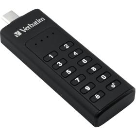 Verbatim Keypad Secure USB-Flashstation Gecodeerd 64 GB USB-C 3.1