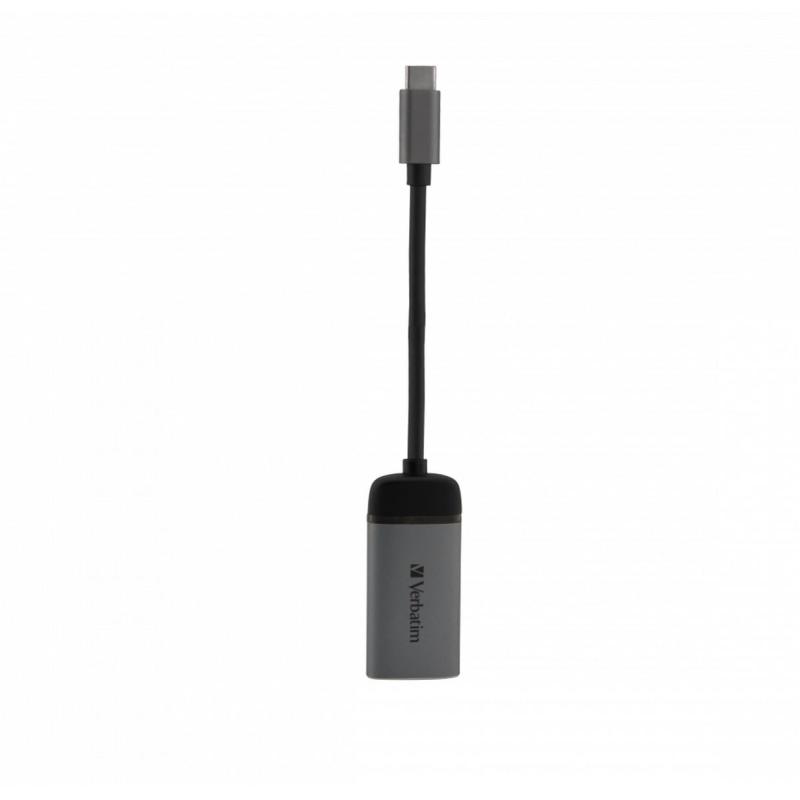 Verbatim Videoadapter 24 Pin USB-C Male To HDMI Female 10 cm 4K Ondersteuning