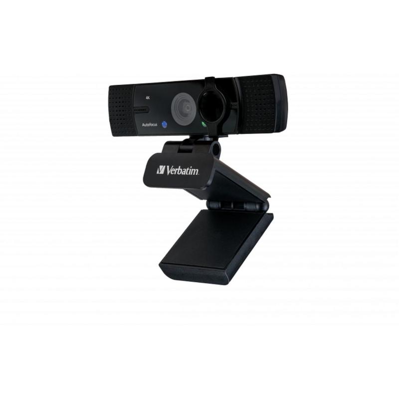 Verbatim AWC-03 Ultra HD 4K Autofocus Webcam w/ Dual Microphone