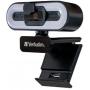 Verbatim AWC-02 Full HD 1080p Autofocus Webcam w/ Microphone And Light