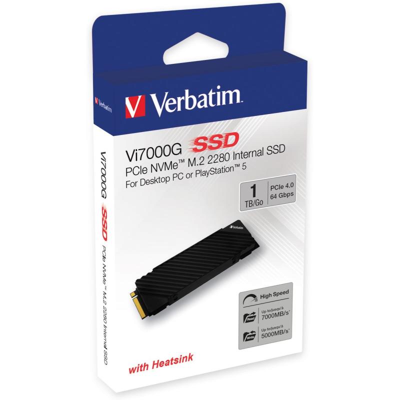 Verbatim VI7000 PCIe NVMe M.2 SSD 1TB