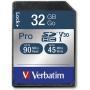 Verbatim Pro Flashgeheugenkaart 32 GB UHS Class 3 / CLASS10 300X/600X SDHC UHS-I