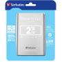 Verbatim Store &amp;#039;N&amp;#039; Go Portable 2 TB Portable USB 3.0 5400 TPM Silver