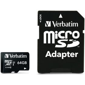 Verbatim Pro 600X MicroSDHC Memory Card 64GB