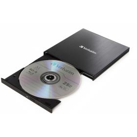 Verbatim Slimline Schijfstation BDXL Writer 6X/4X Superspeed USB 3.1 Gen 1 Ext