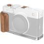 SmallRig 5984 L-Shaped Mount Plate w/ Wooden Handle For Fujifilm X-E5 (Silver)