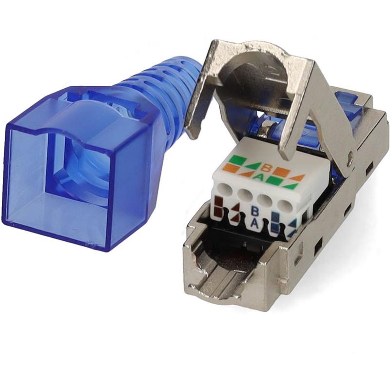 Nedis RJ45-Connector | Male Toolless CAT7 | Straight | Gold Plated | 2 PCs | Box