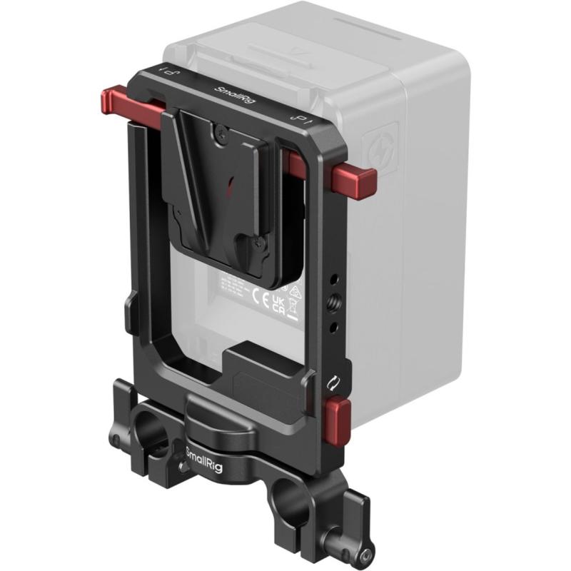 SmallRig 6273 Rotatable V-Mount Battery Plate w/ V-Locks And 15mm Dual Rod Clamp