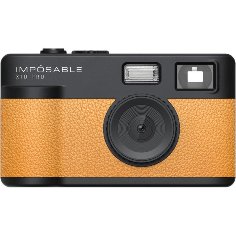 IMPÓSABLE X10 PRO Sunset Yellow 12MP Screenless Retro Camera w/ 4GB Memory Card