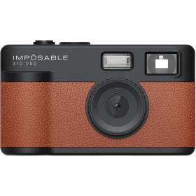 IMPÓSABLE X10 PRO Cognac Brown 12MP Screenless Retro Camera w/ 4GB Memory Card