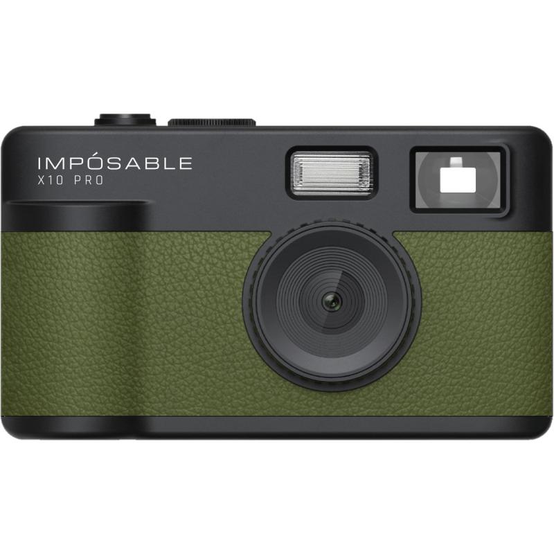 IMPÓSABLE X10 PRO Forest Green 12MP Screenless Retro Camera w/ 4GB Memory Card