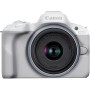 Canon EOS R50 + RF-S 18-45mm (Blanco) | Ganga Electrónica