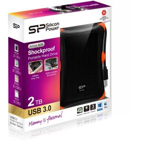 Silicon Power Armor A30 Ext HDD 2TB USB 3.0 (Black)