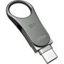 Silicon Power Mobile C80 128GB USB 3.0 + USB Type-C (Silver)