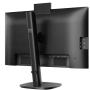 Monitor Profesional Philips 24B2N3200JH 23.8'/ Full HD/ Webcam/ Multimedia/ Regulable en altura/ Negro