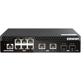 QNAP QSW-M2106R-2S2T - 6 X 2.5 2x10SFP 2X 10RJ45