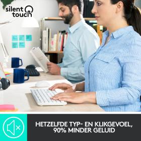 Logitech MK295 Silent Wireless Combo Off White-Fra Central