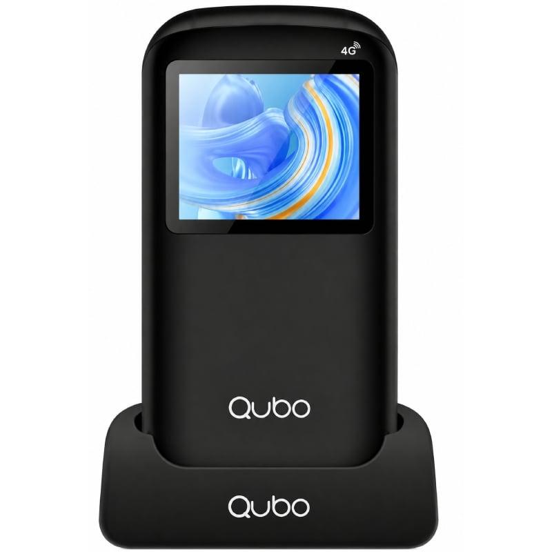 Teléfono Móvil Qubo P-190BKC 4G para Personas Mayores/ Negro