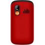 Teléfono Móvil Qubo P-190RD 4G para Personas Mayores/ Rojo