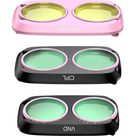 Telesin Filter-Kit CPL+VND2-32+COOL Pink - DJI Pocket 4 Pro