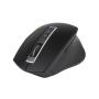 Ratón Ergonómico Inalámbrico NGS BLUR-RB/ Batería recargable/ Hasta 3200 DPI/ Negro