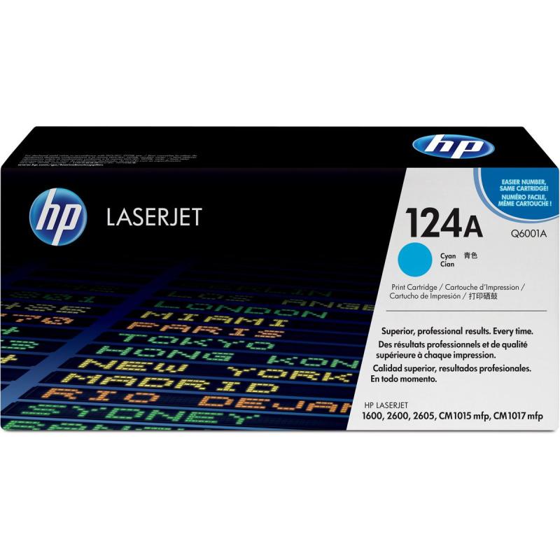 HP 124A Colour LaserJet Cartridge Cyan SC Q6001A