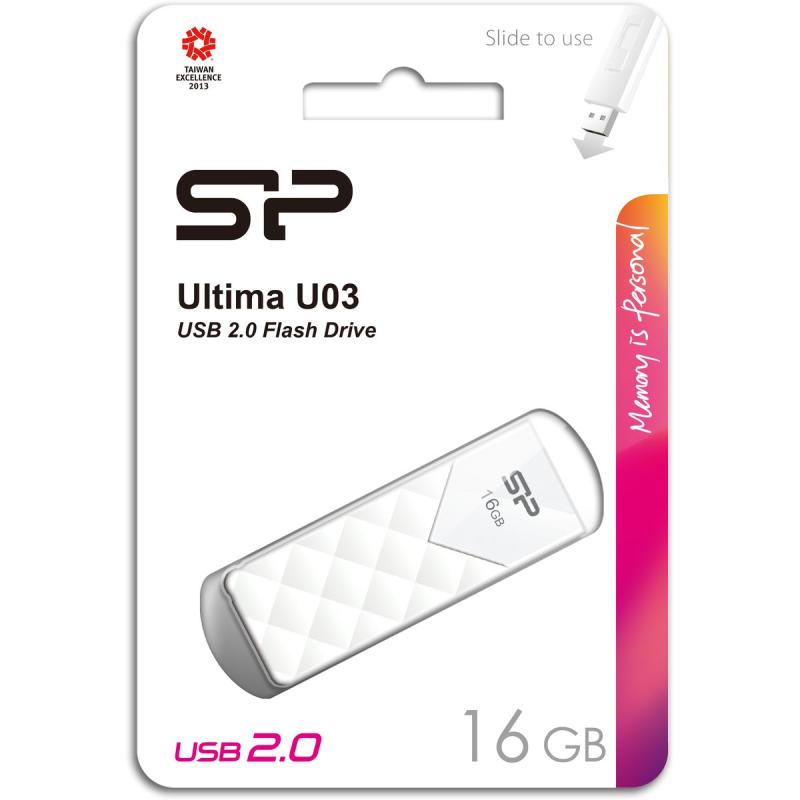 Silicon Power Ultima U03 16GB USB 2.0 (White)