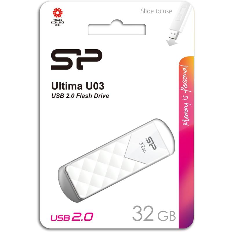 Silicon Power Ultima U03 32GB USB 2.0 (White)