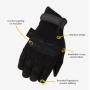 Dirty Rigger Comfort Fit Rigger Glove – Black Edition L